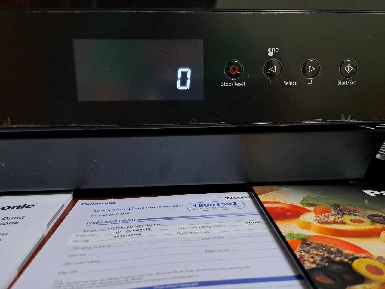 [HÀNG CHÍNH HÃNG] Lò chiên không dầu hấp nướng đối lưu Panasonic NU-SC180BYUE 20 lít