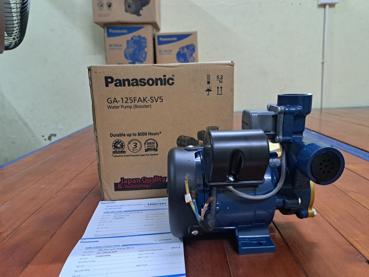 [CHÍNH HÃNG] Máy bơm nước tăng áp Panasonic GA-125FAK / Panasonic GA-200FAH