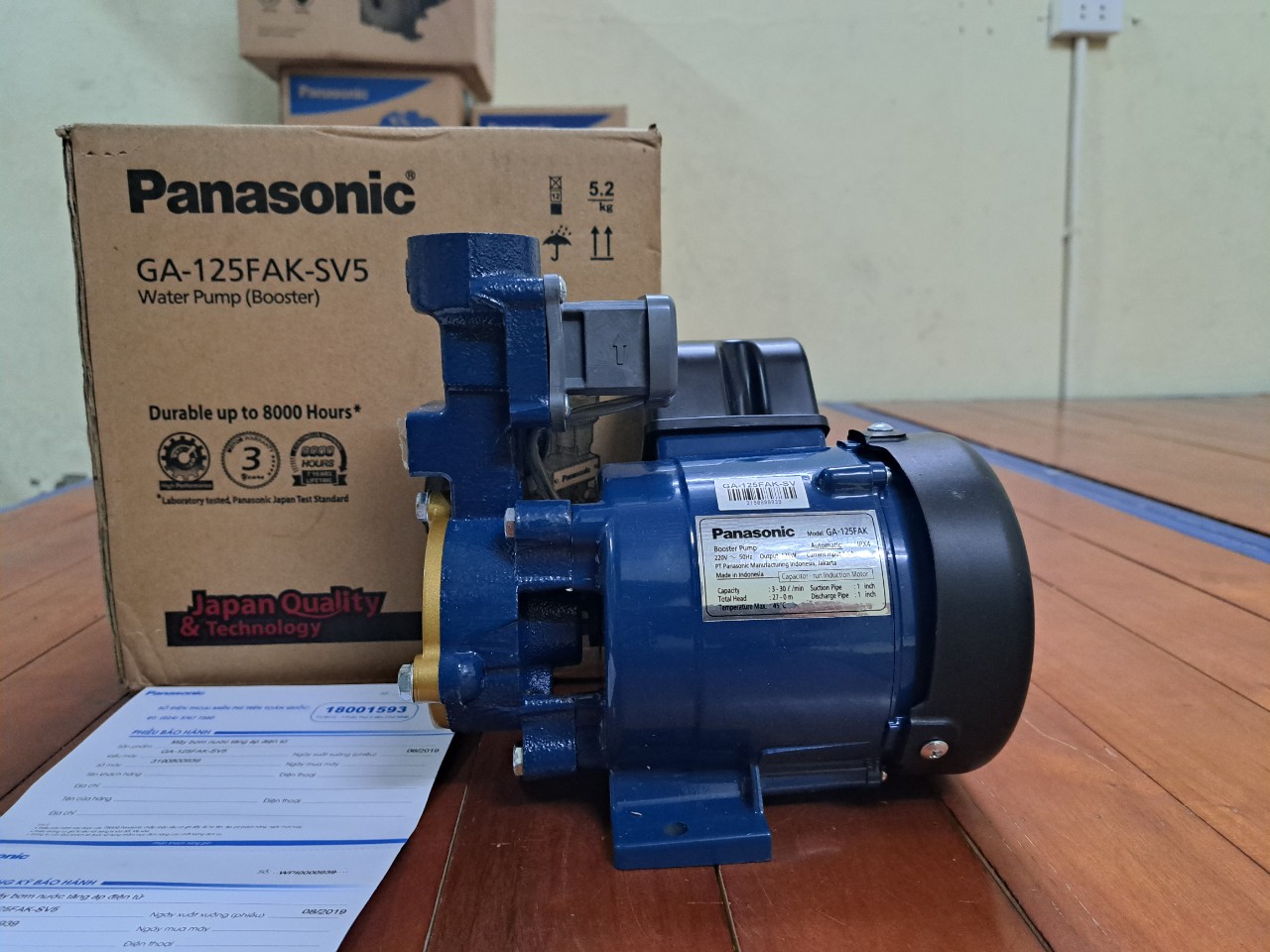 [CHÍNH HÃNG] Máy bơm nước tăng áp Panasonic GA-125FAK / Panasonic GA-200FAH