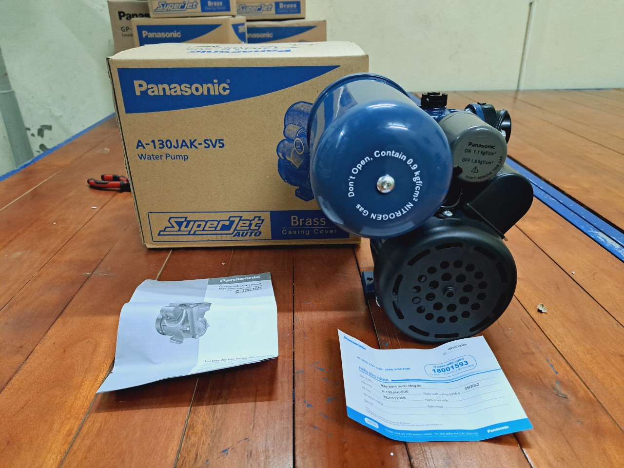 [CHÍNH HÃNG] Máy Bơm Nước Panasonic A-130JAK (125W)