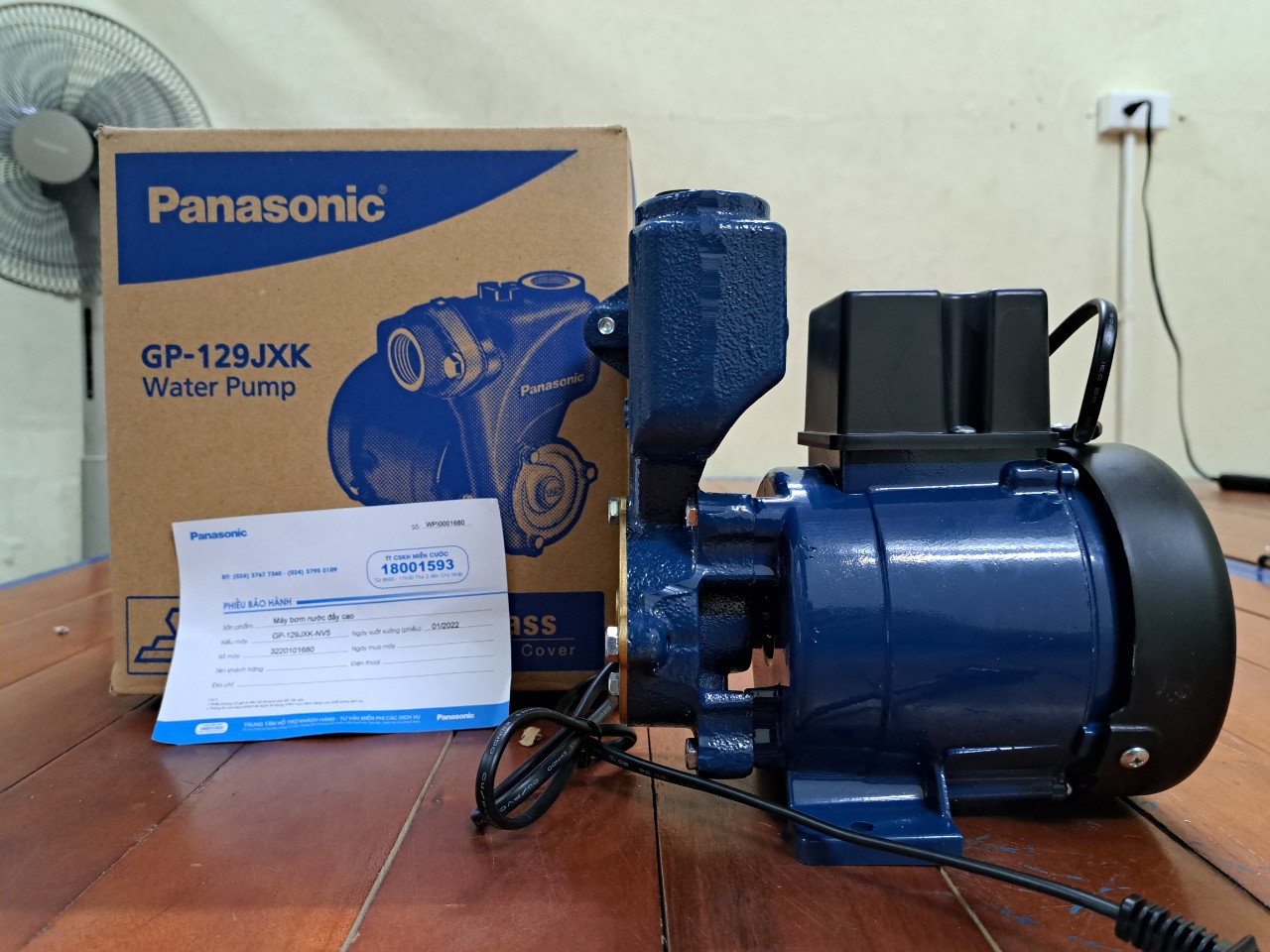 [CHÍNH HÃNG] Máy Bơm Nước Panasonic GP-129JXK-NV5 (125W)