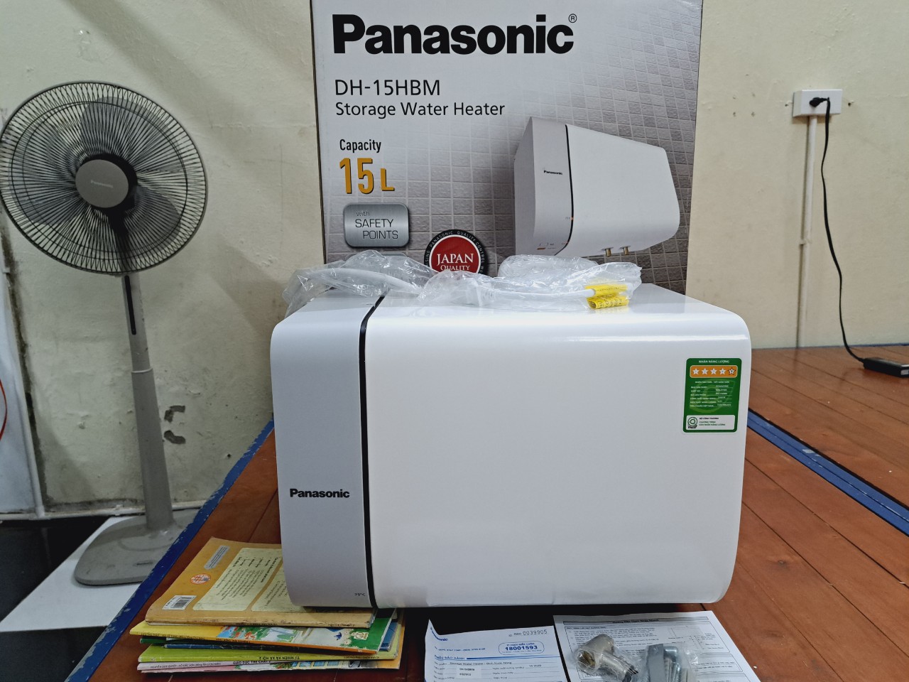 [PANASONIC | DH-15HBMVW] [HÀNG CHÍNH HÃNG] Máy nước nóng Panasonic DH15HBMVW