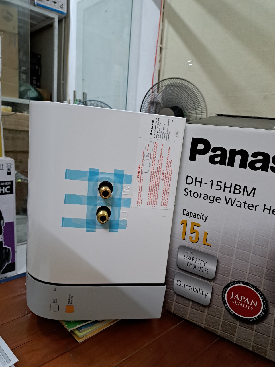 [PANASONIC | DH-15HBMVW] [HÀNG CHÍNH HÃNG] Máy nước nóng Panasonic DH15HBMVW