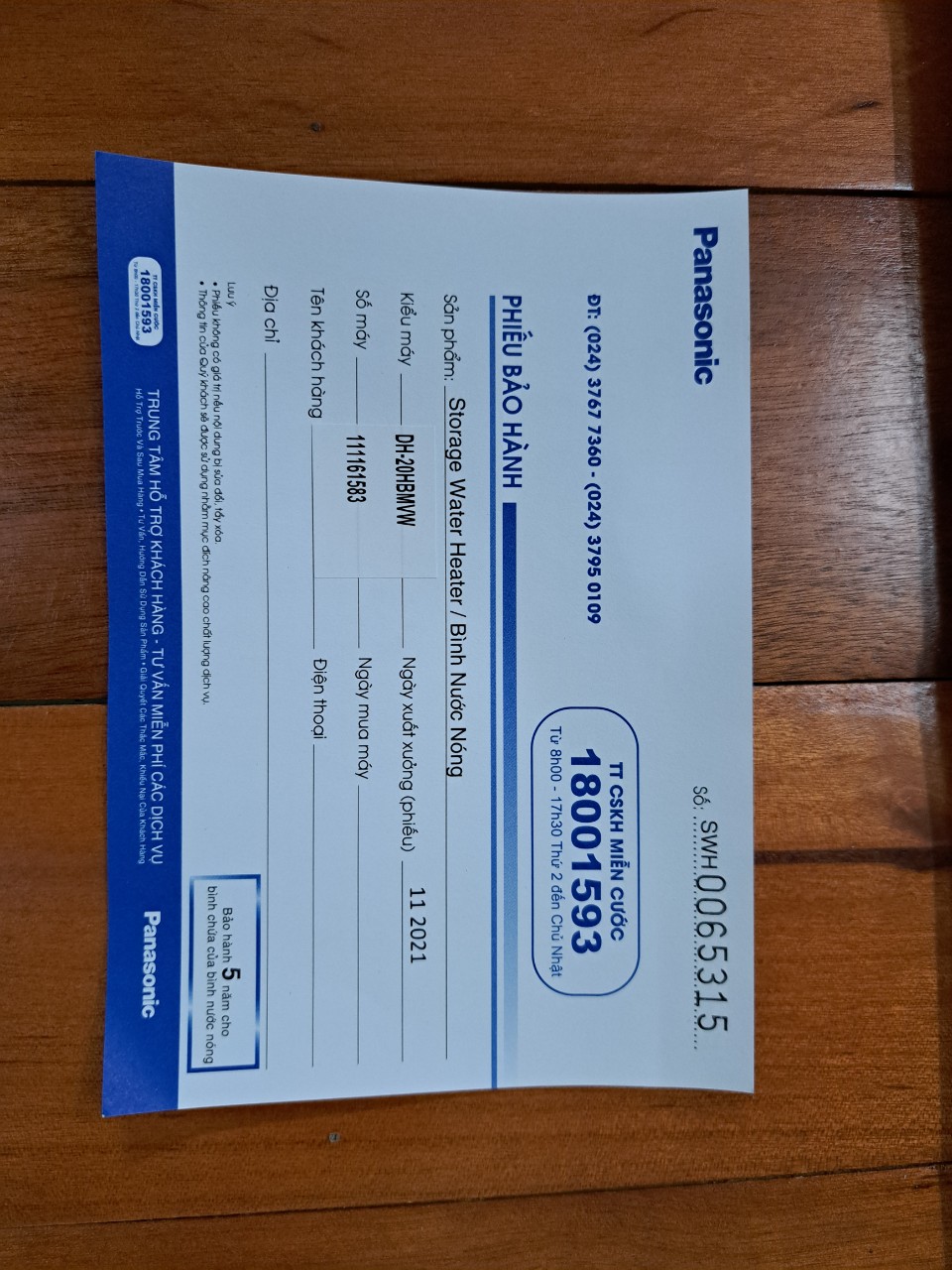 [PANASONIC | DH-20HBMVW] [HÀNG CHÍNH HÃNG] Máy nước nóng Panasonic DH20HBMVW