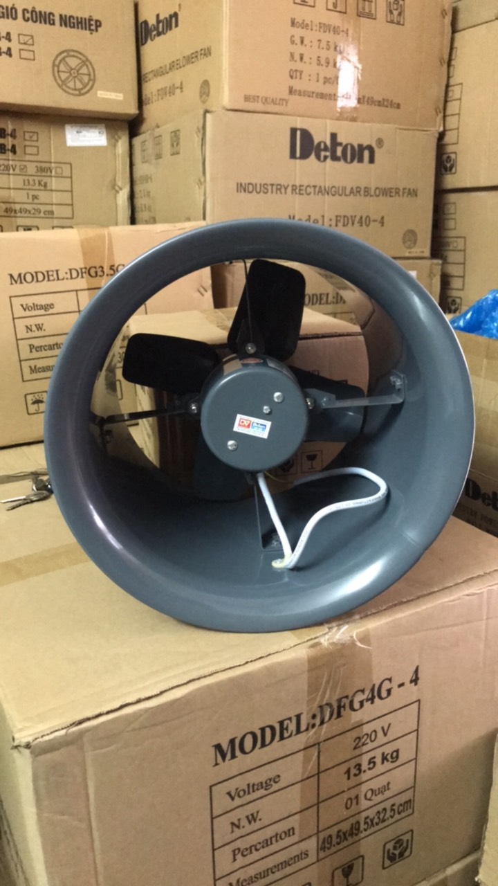 [DETON | HÀNG CHÍNH HÃNG] Quạt thông gió tròn công nghiệp TAD25-4 / TAD30-4 / TAD40-4 / TAS40-4 / TAD50-4 / TAD60-4/ TAS60-4