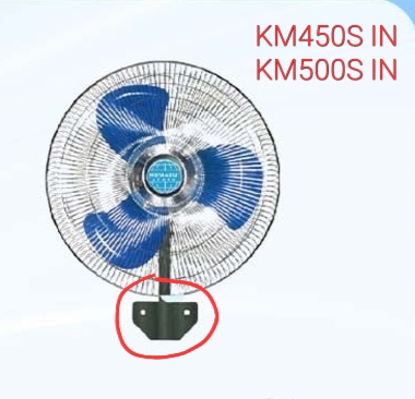 [HÀNG CHÍNH HÃNG] Quạt treo tường công nghiệp Komasu KM500S IN (KM500) mạ trắng