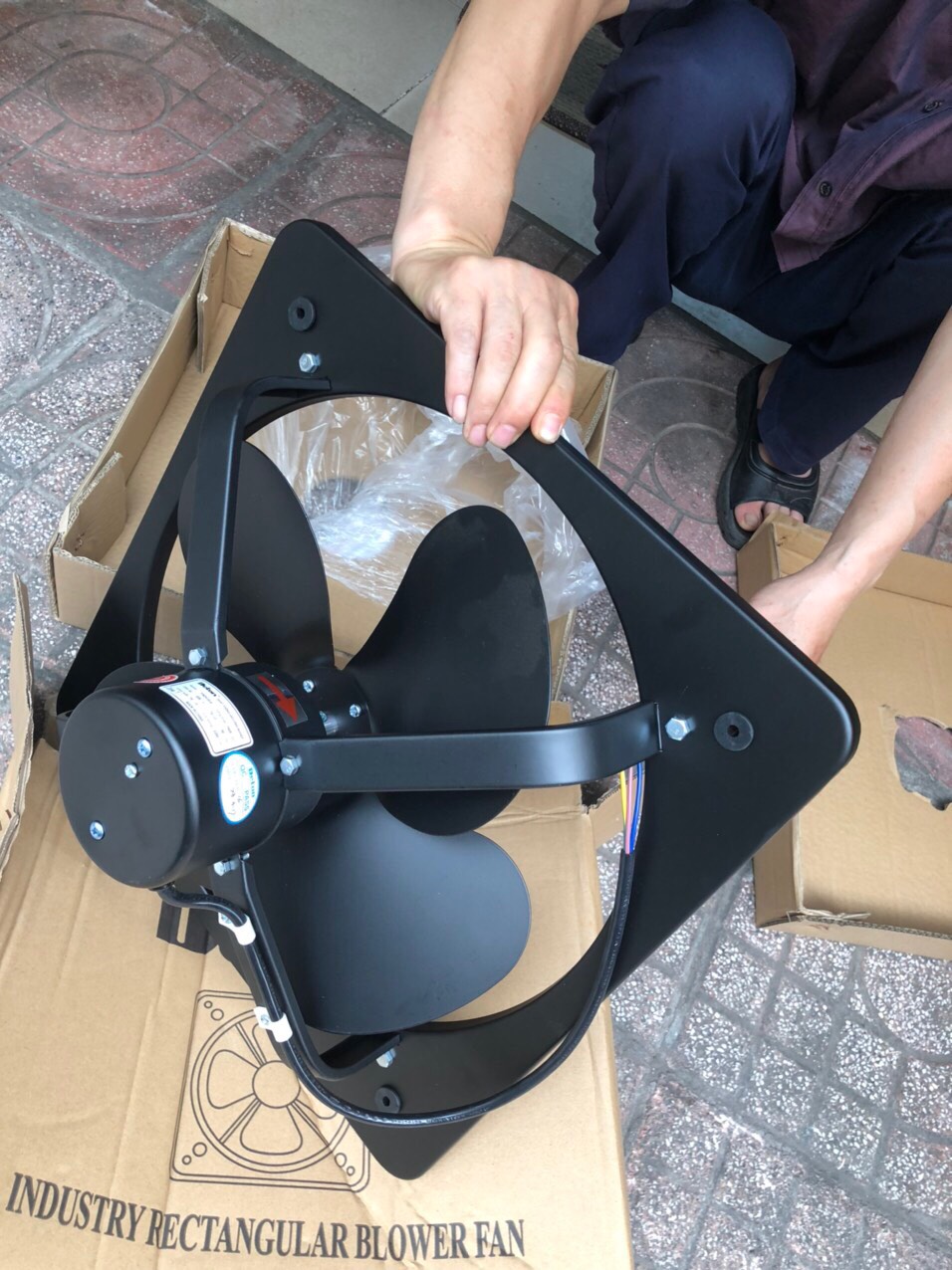 [HÀNG CHÍNH HÃNG] Quạt thông gió vuông Deton FAG35-4T = FADV35-4