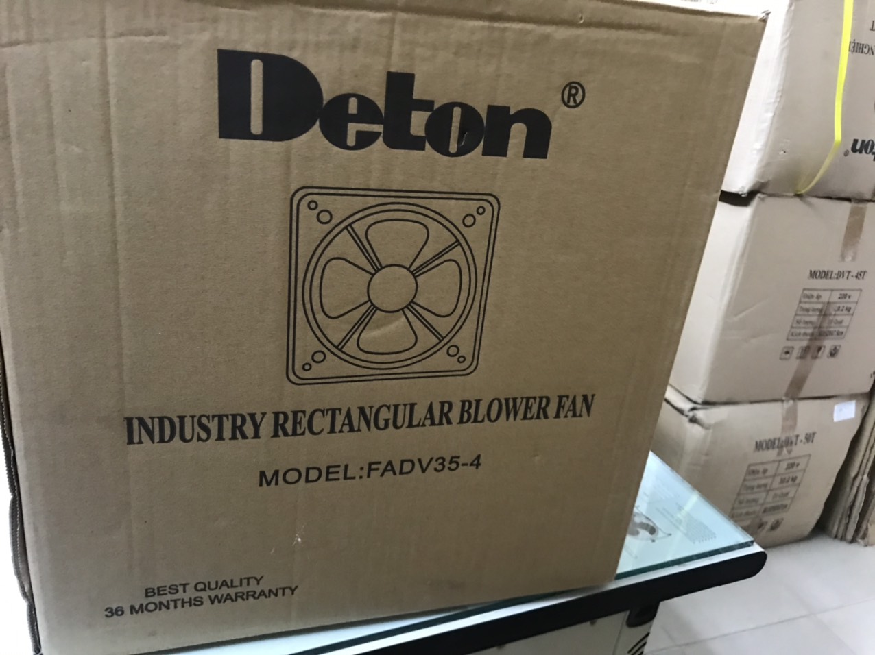 [HÀNG CHÍNH HÃNG] Quạt thông gió vuông Deton FAG35-4T = FADV35-4