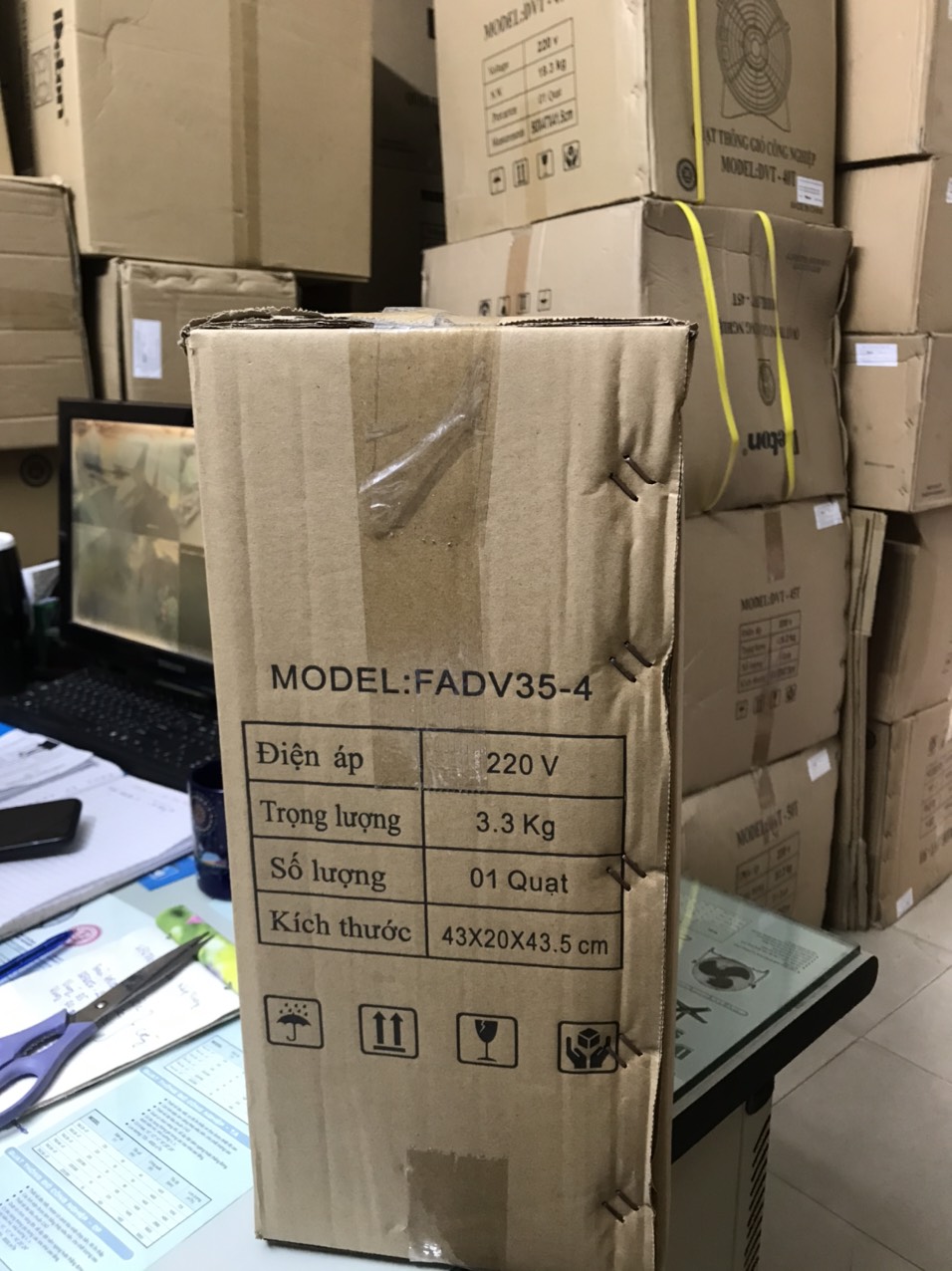 [HÀNG CHÍNH HÃNG] Quạt thông gió vuông Deton FAG35-4T = FADV35-4