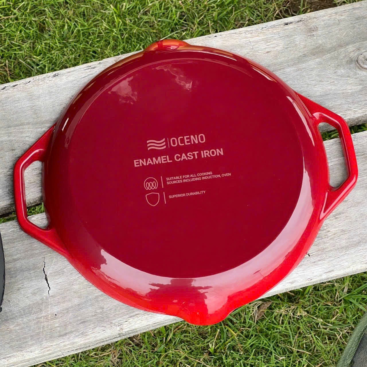 [MỚI 100%] Vỉ nướng gang cao cấp Oceno 26cm