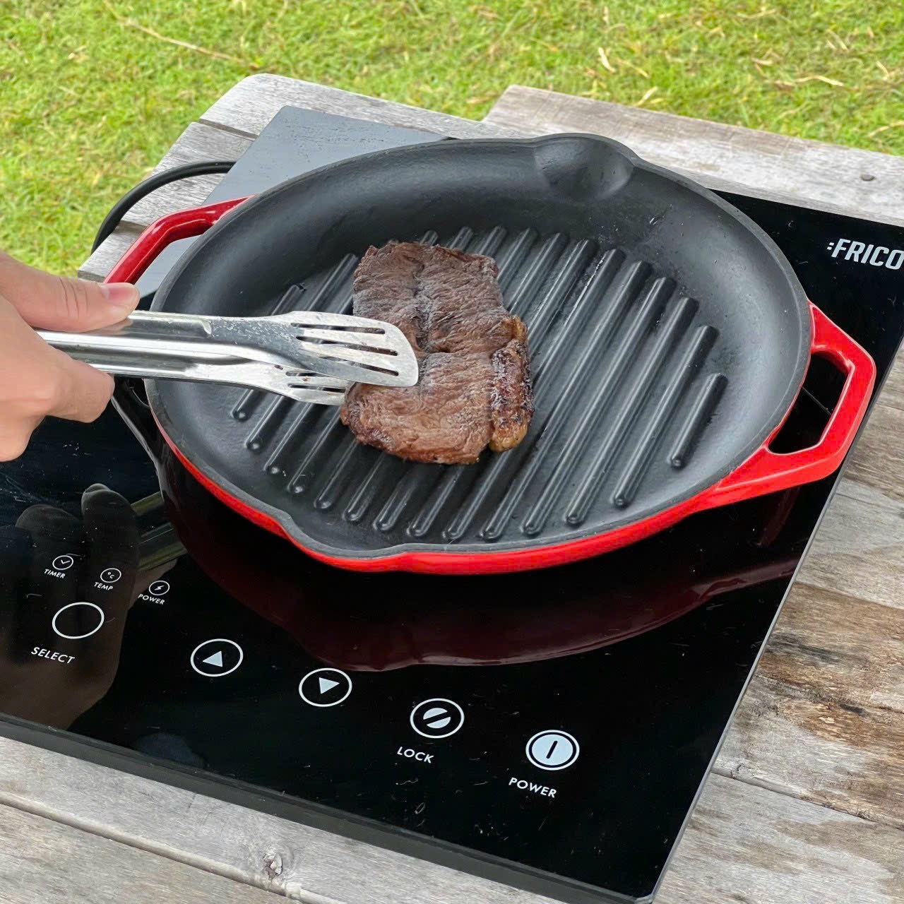 [MỚI 100%] Vỉ nướng gang cao cấp Oceno 26cm