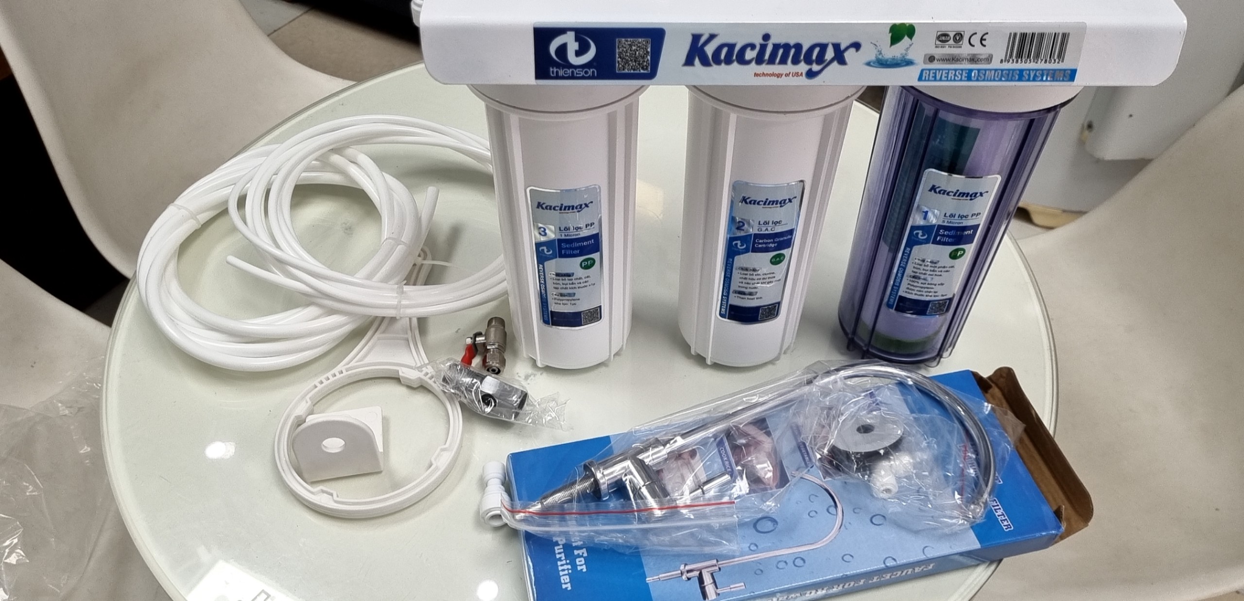 BỘ TIỀN XỬ LÝ NƯỚC HOÀN HẢO CHO MÁY ION KIỀM KACIMAX