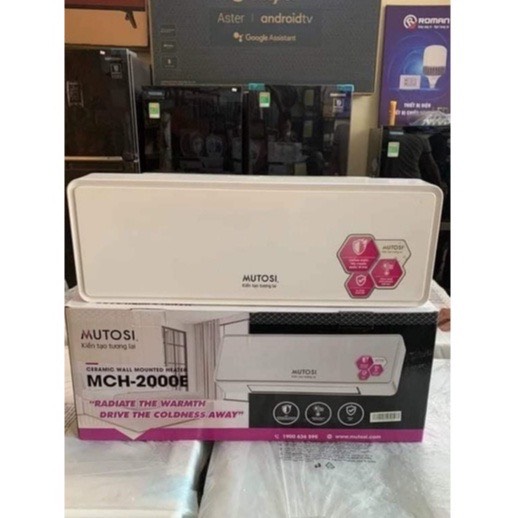 [GIẢM 30%] [HÀNG CHÍNH HÃNG] Máy sưởi điều hòa Ceramic Mutosi MCH-2000E