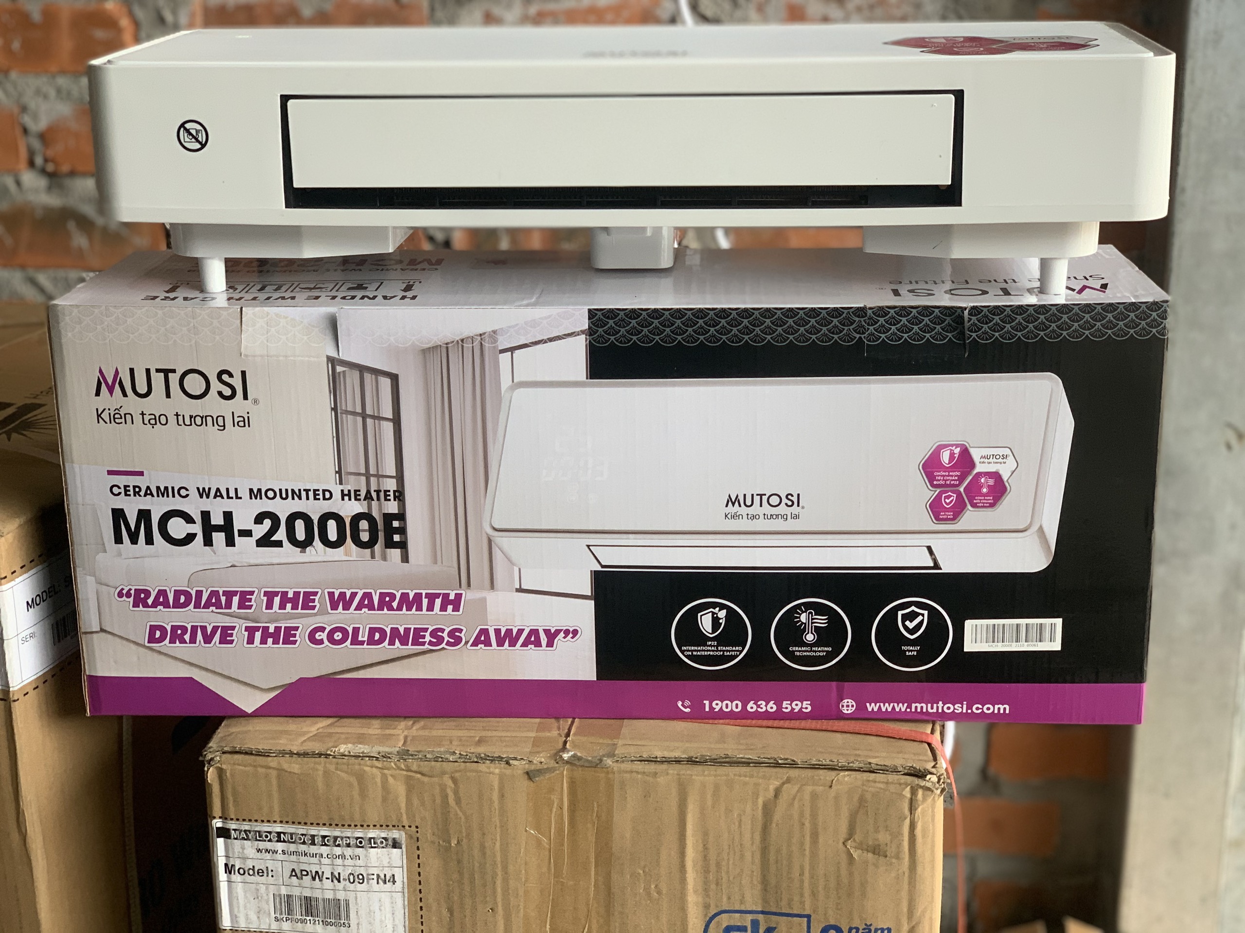 [GIẢM 30%] [HÀNG CHÍNH HÃNG] Máy sưởi điều hòa Ceramic Mutosi MCH-2000E