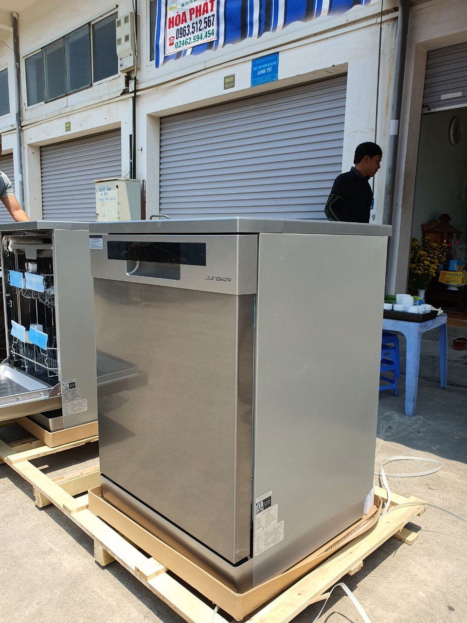 [GIẢM 50%] [CHÍNH HÃNG] Máy rửa chén Junger DWJ-600 / DWJ600 / DWJ_600 / DWJ-600.1 mã cũ (2400W) (tặng viên rửa bát, miễn phí lắp đặt)