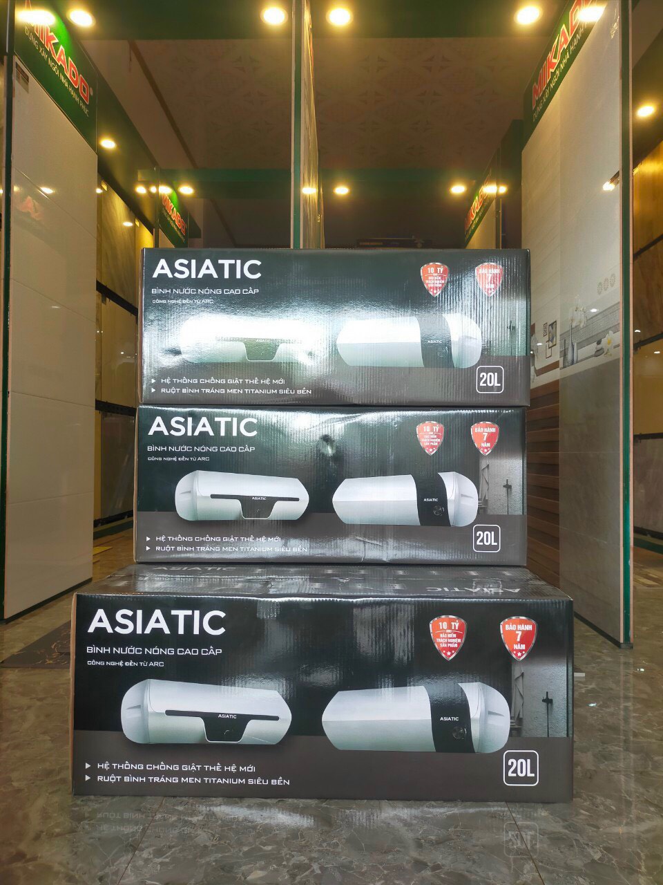 [HÀNG CHÍNH HÃNG] Bình nước nóng nhà tắm RENOVA / CHIEKO / ASIATIC