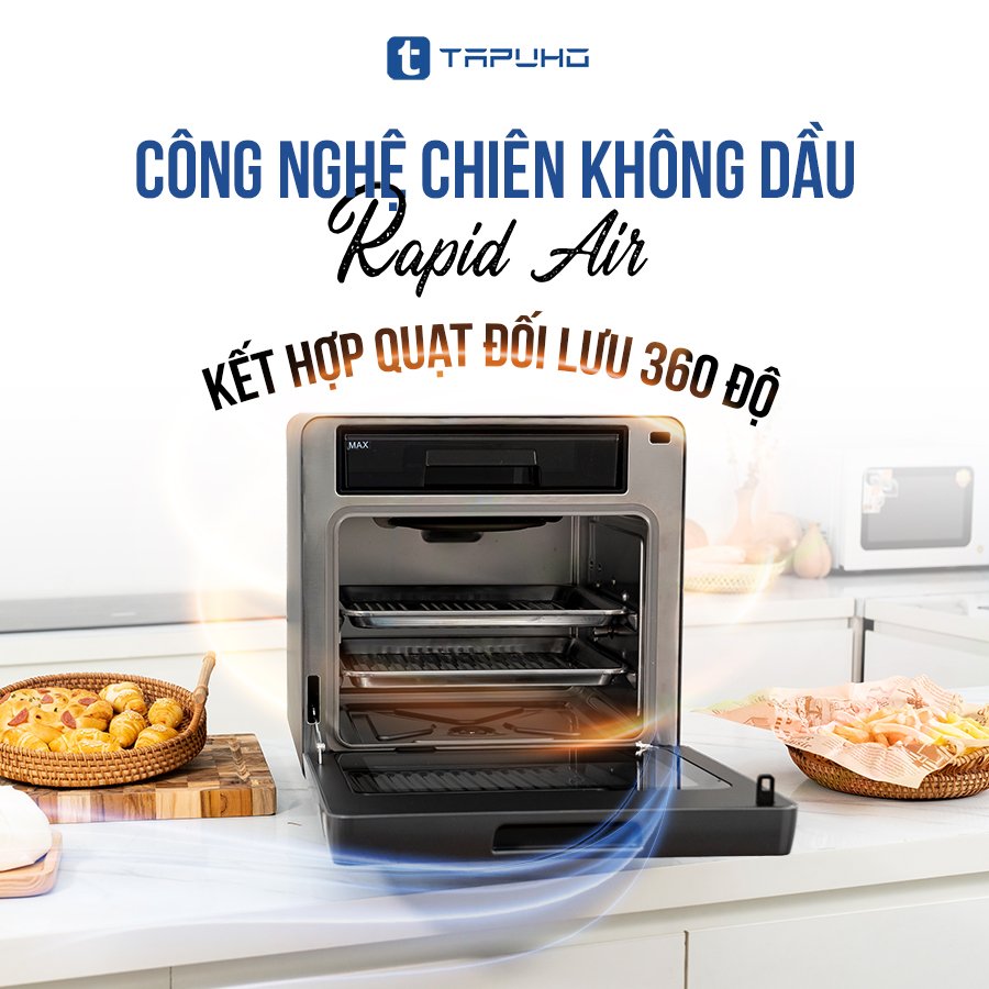 [Hàng chính hãng] Nồi Chiên Hơi Nước TAPUHO TSF16 COLOR PLUS / Máy đa năng TAPUHO T01