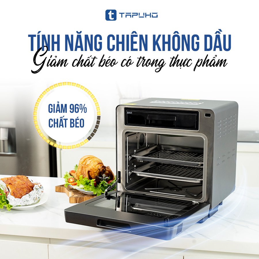 [Hàng chính hãng] Nồi Chiên Hơi Nước TAPUHO TSF16 COLOR PLUS