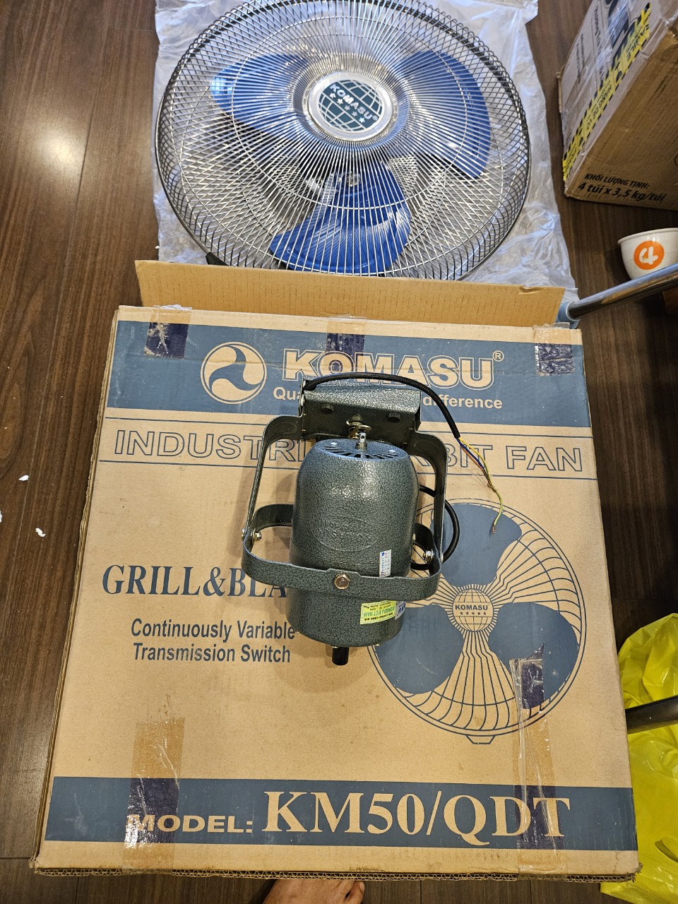 [HÀNG CHÍNH HÃNG] Quạt đảo trần Komasu KM-50/QĐT / KM50/QĐT / KM45/QĐT / KM-45/QĐT