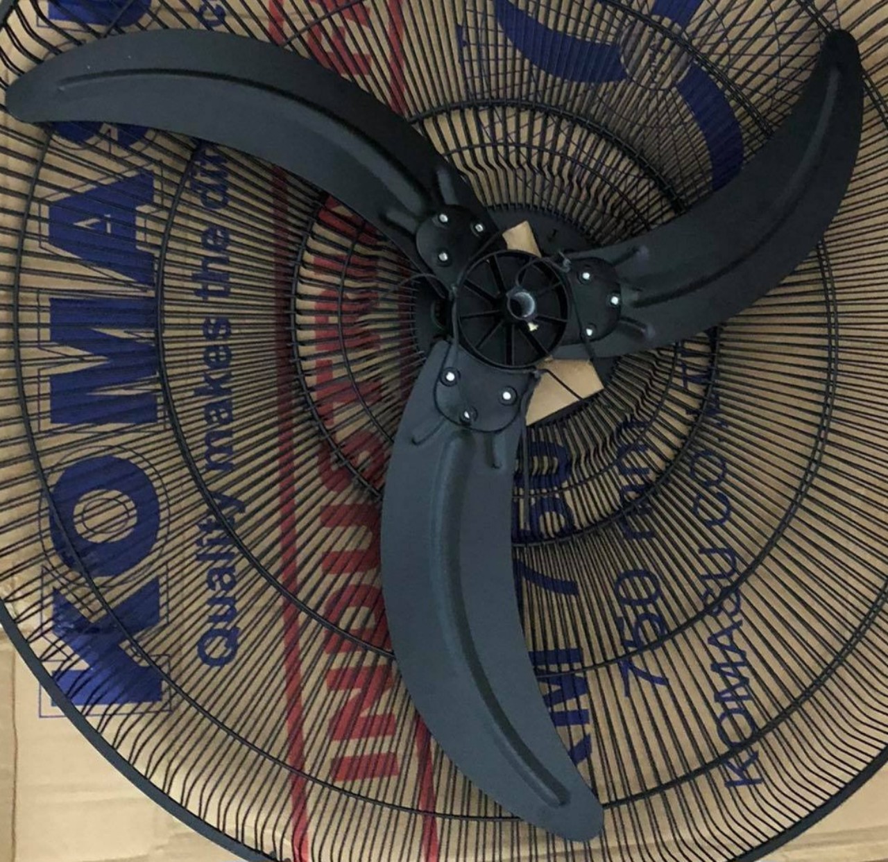 [HÀNG CHÍNH HÃNG] Quạt cây đứng/ Quạt treo công nghiệp Komasu KM500S / KM500 màu đen