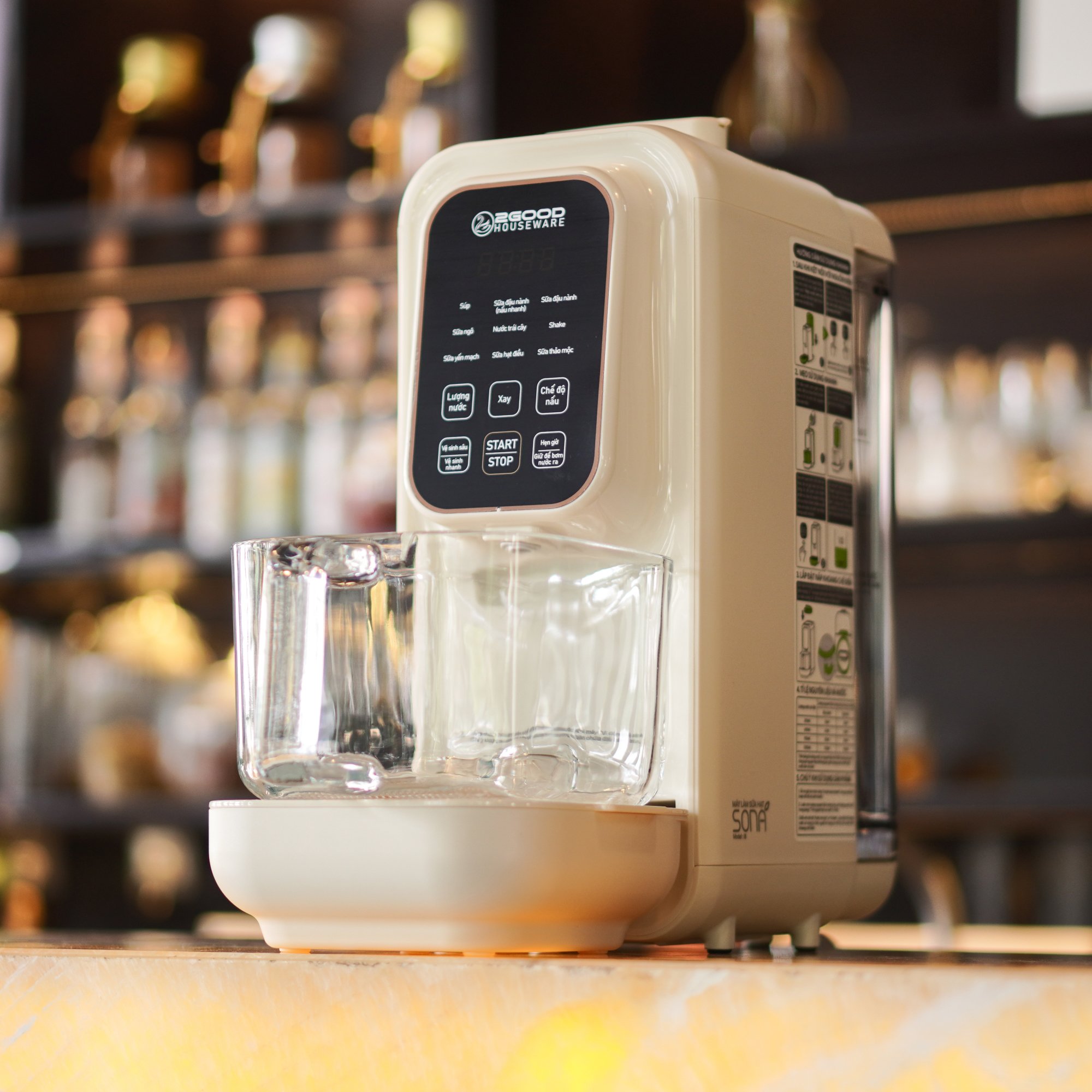 [HÀNG CHÍNH HÃNG] Máy Làm Sữa Hạt Tự Động 2GOOD SONA i8 / SONA i7- Tự Động Nấu, Tự Động Vệ Sinh