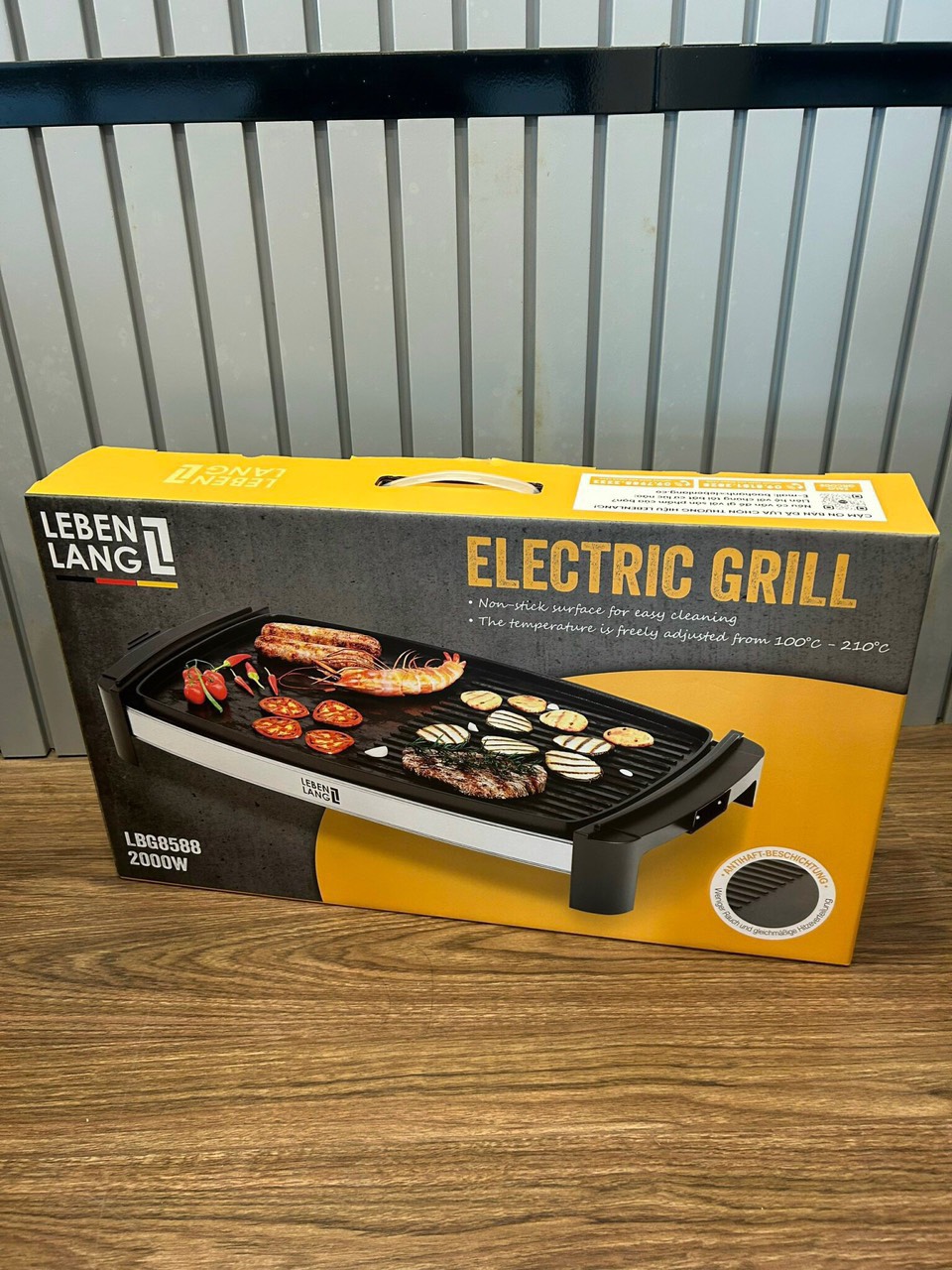 [HÀNG CHÍNH HÃNG] Bếp nướng điện không khói LEBENLANG LBG8588