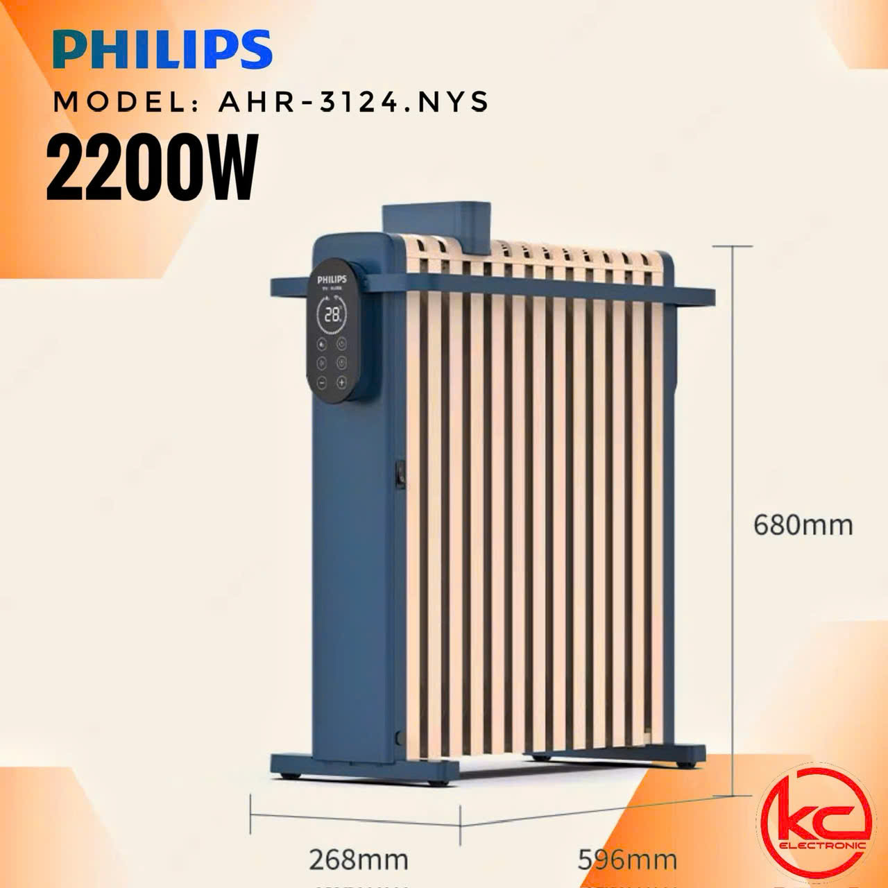 Máy sưởi dầu Philips 13 thanh AHR3124NYS