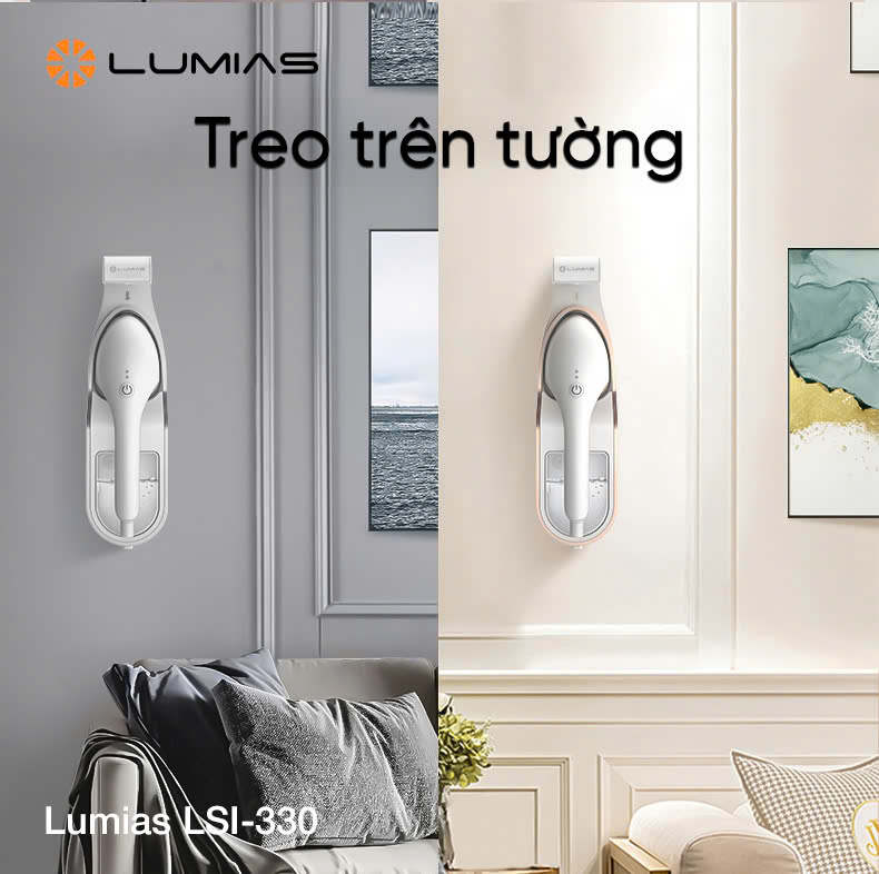 [HÀNG CHÍNH HÃNG] Bàn là hơi nước Lumias dung tích 330ml LSI-330