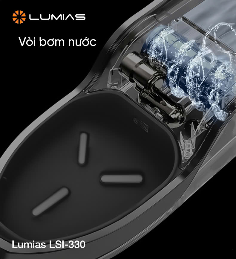 [HÀNG CHÍNH HÃNG] Bàn là hơi nước Lumias dung tích 330ml LSI-330