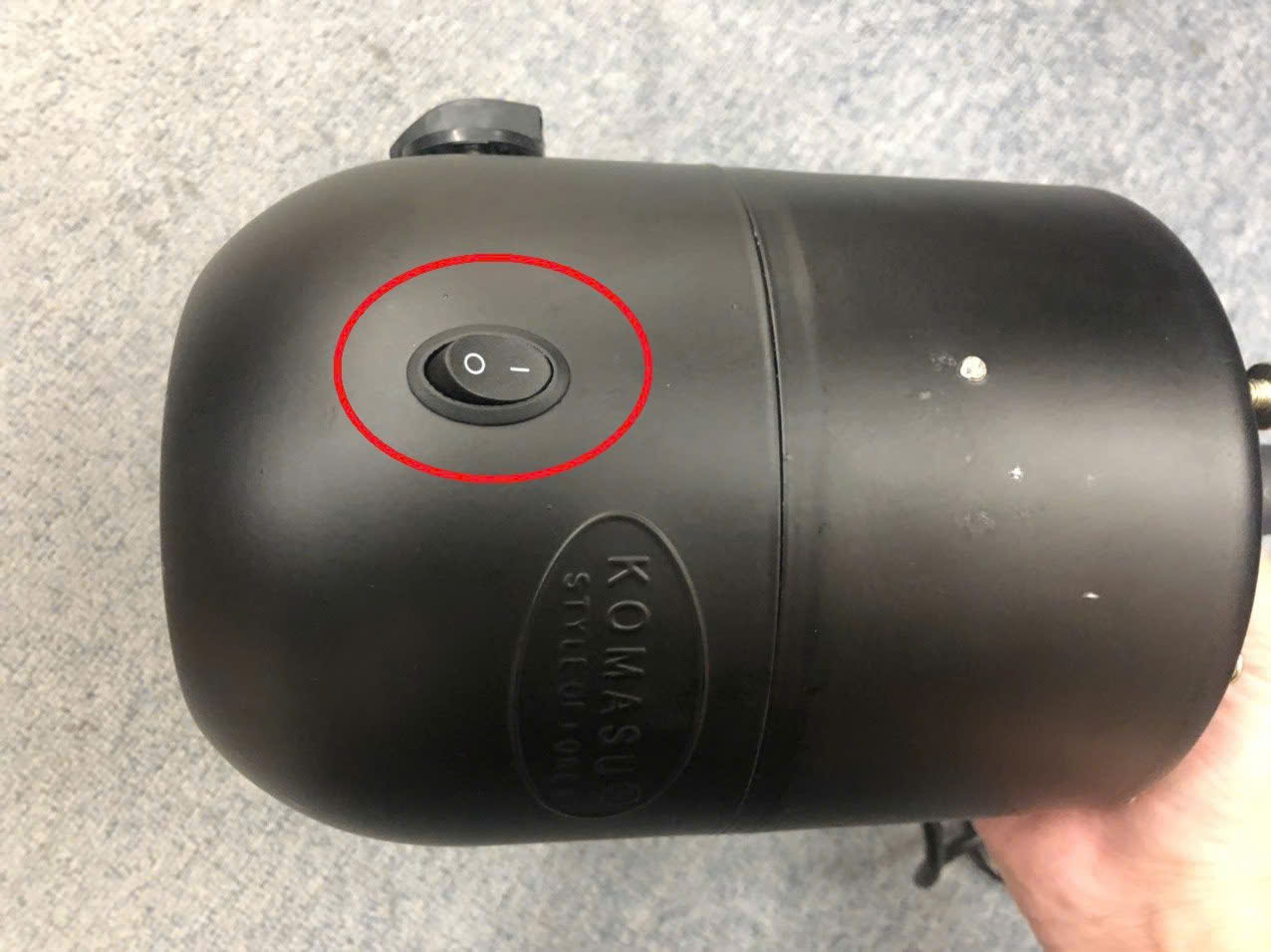 [KOMASU] Quạt cây công nghiệp lồng sơn cọc rút Komasu KM600S