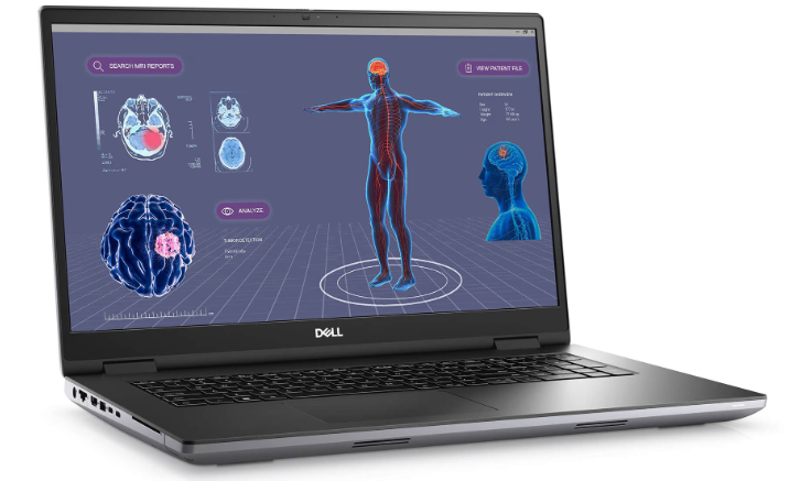 Dell Precision 7780 Core i7 13850H Ram 32GB SSD 512GB Card RTX 3500 ADA 12GB Màn 17.3inch FullHD