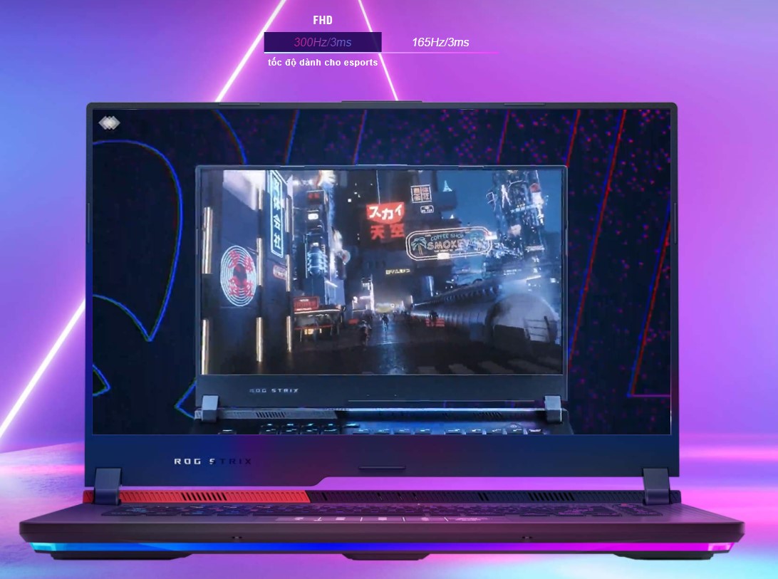 [Mới 100%] Asus ROG Strix G15 G513IH Ryzen 7-4800H/ 8GB/ 512GB/ GTX 1650/ 15.6'' FHD 144Hz