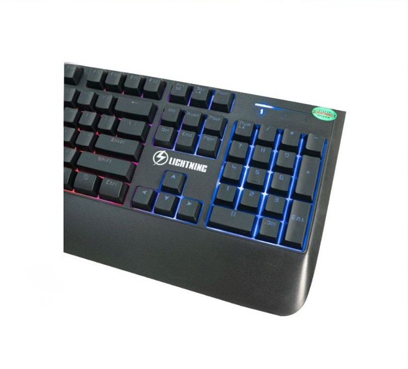 Bàn Phím Giả Cơ Lightning PR 8800Z Gaming RGB Rainbow