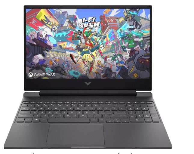 [New 100%] HP Gaming Victus 15 (AMD RYZEN 5 7535HS, 8GB, SSD 512GB, AMD Radeon RX 6550M, 15.6'' Full HD, IPS, 144Hz-MICA SILVER)