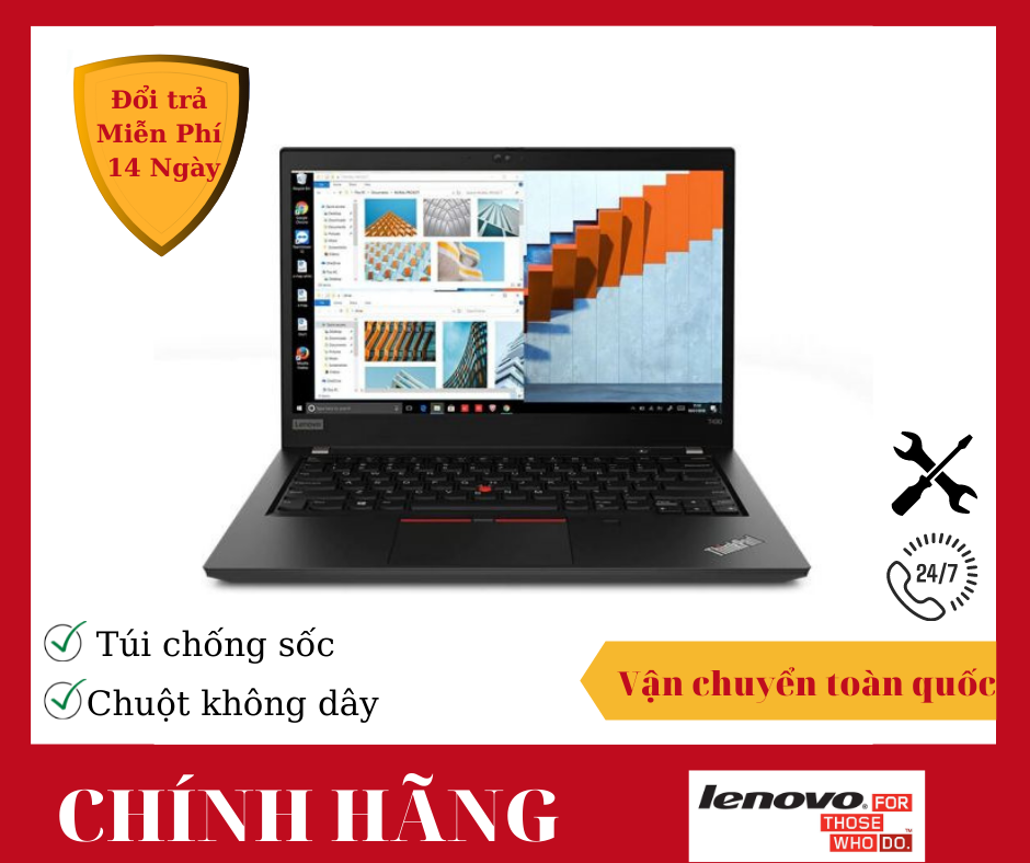 [Mới 99%] Laptop Lenovo Thinkpad T490 Core I5 8365U/ RAM 8GB / SSD 256GB / 14 FHD