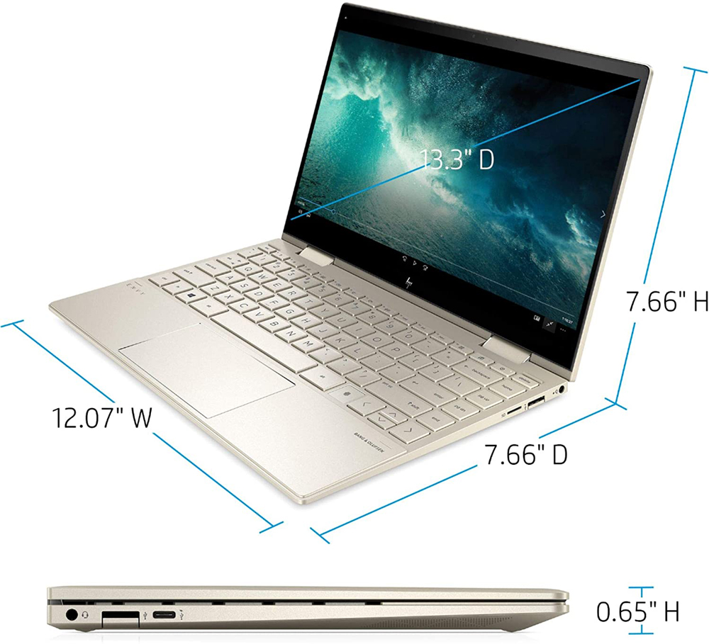 [Mới 100%] Laptop HP Envy 13 X360 2021 Core I5-1135G7/ 8GB RAM/ 256GB SSD/ 13.3 FHD Touch