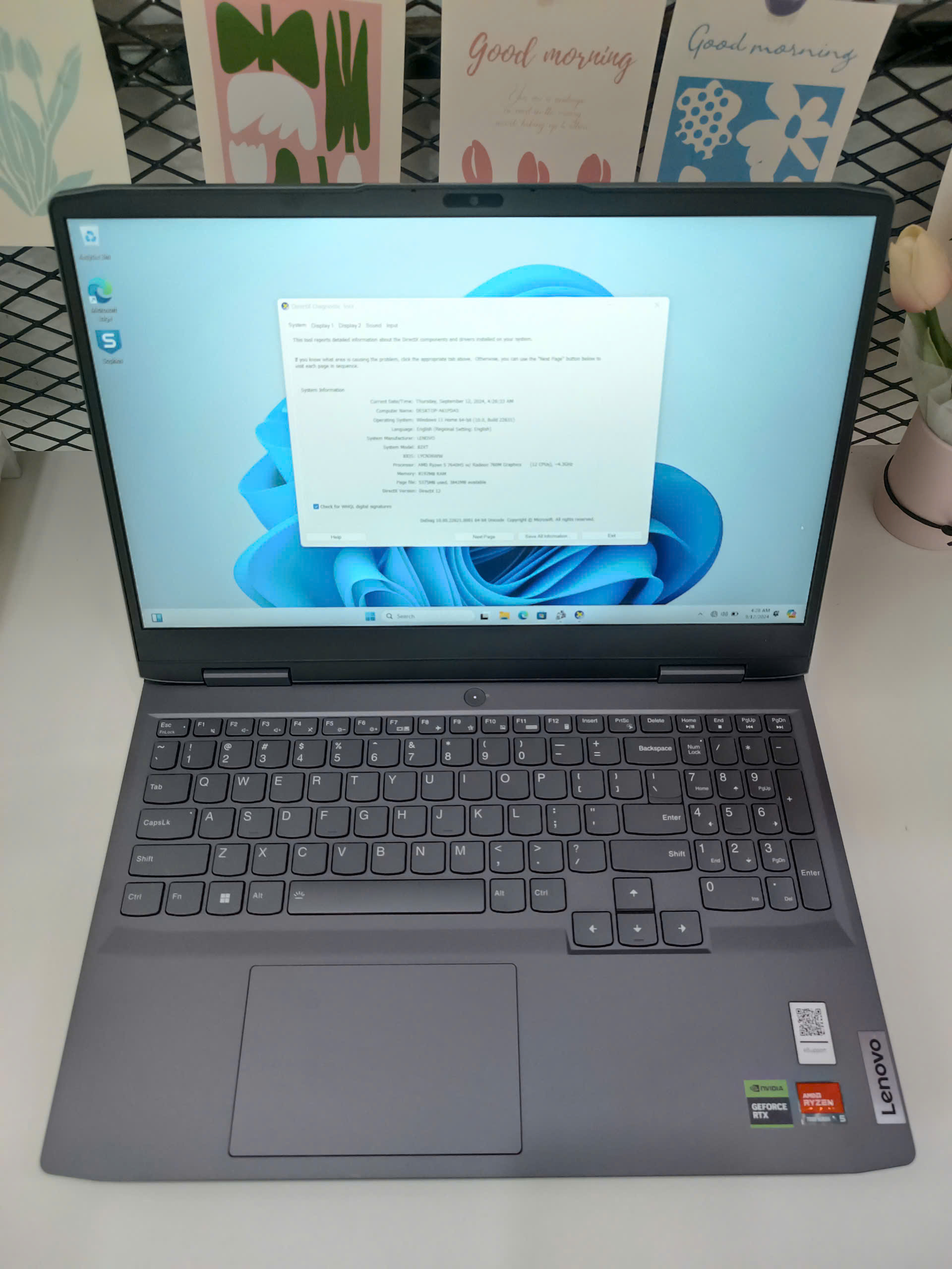 [Outlet] Lenovo LOQ 15 Ryzen 5 7640HS , Ram 8GB , SSD 512GB , Màn 15.6inch FullHD 144Hz , RTX 3050 6GB