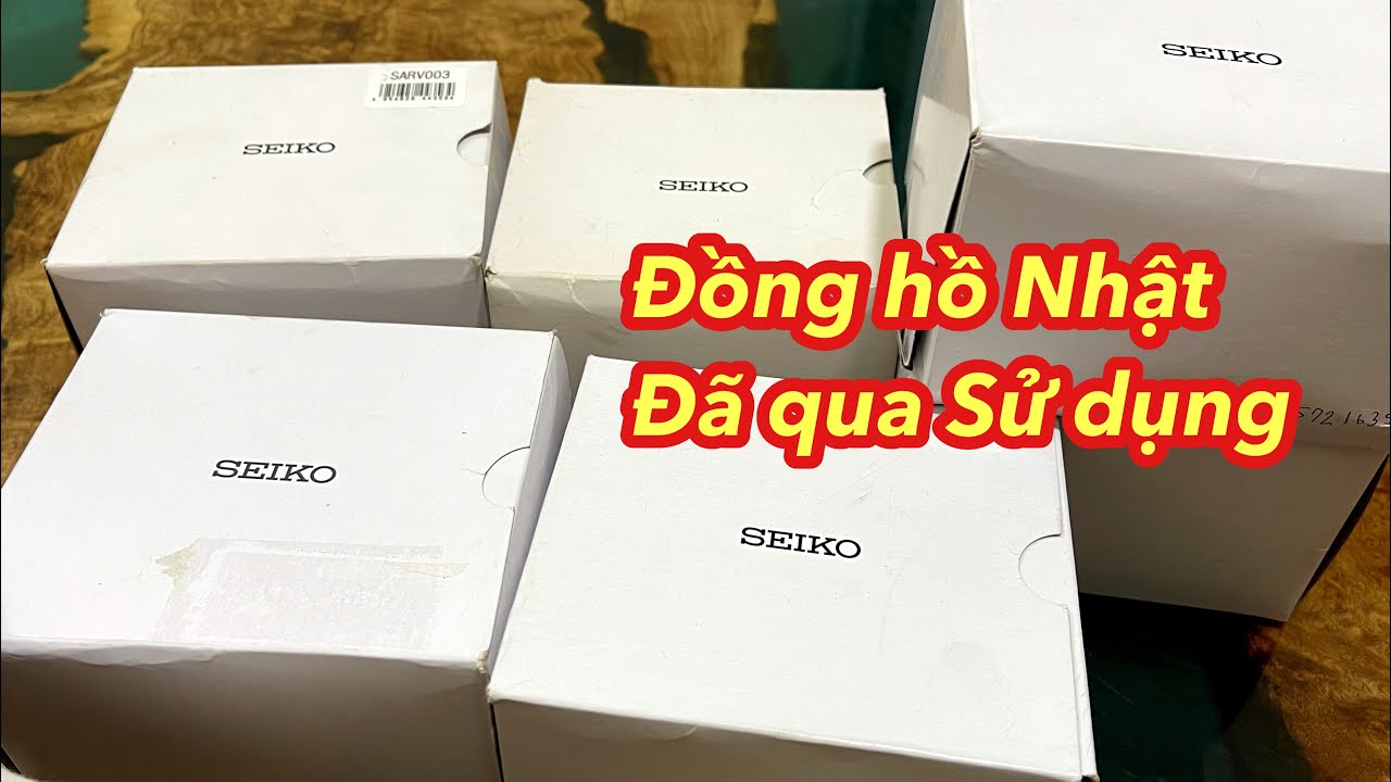 [Hàng mới về] Một số mẫu đồng hồ Nhật đã qua sử dụng của Seiko siêu lướt!!!!! Quang Lâm