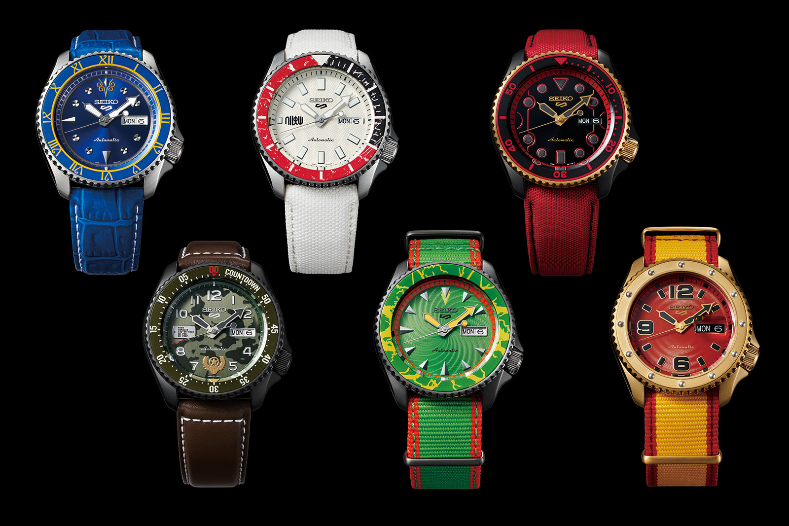 Seiko 5 Sport Street Fighter V phiên bản đặc biệt Seiko 5 Sport Street Fighter V phiên bản đặc biệt