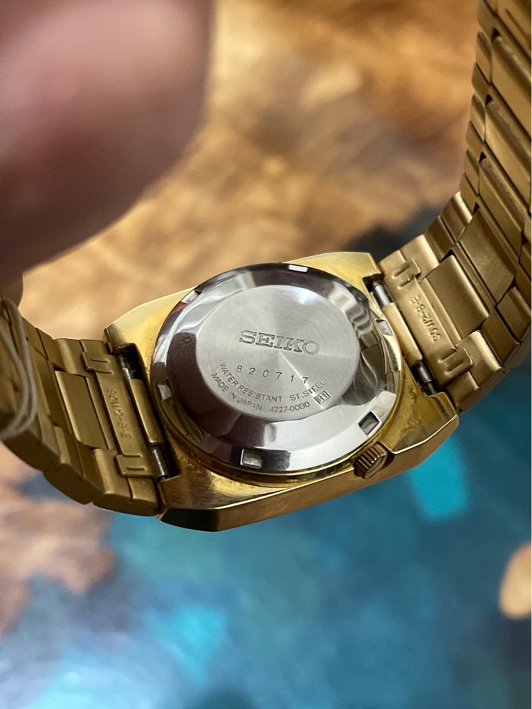 Đồng hồ Seiko 5 Automatic 4227-00B0 Đời 1970-1980 (Gold) | Review đồng hồ  nhật