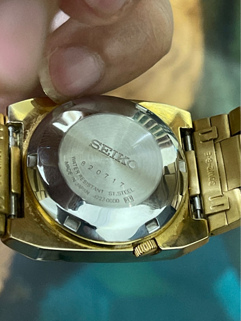 Mã số 154: Đồng hồ Seiko 5 Automatic 4227-00B0 Đời 1970-1980 (Gold)