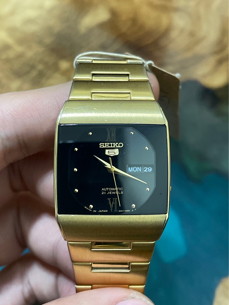 Đồng hồ Seiko 5 Automatic 4227-00B0 Đời 1970-1980 (Gold) | Review đồng hồ  nhật