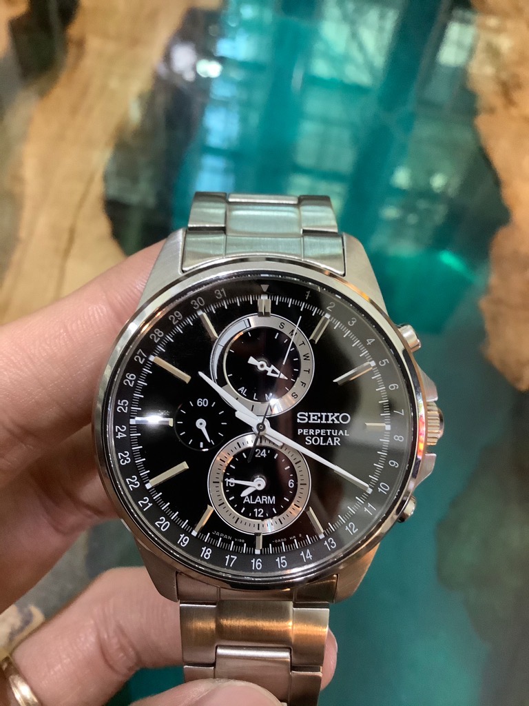 Total 70+ imagen seiko perpetual solar chronograph