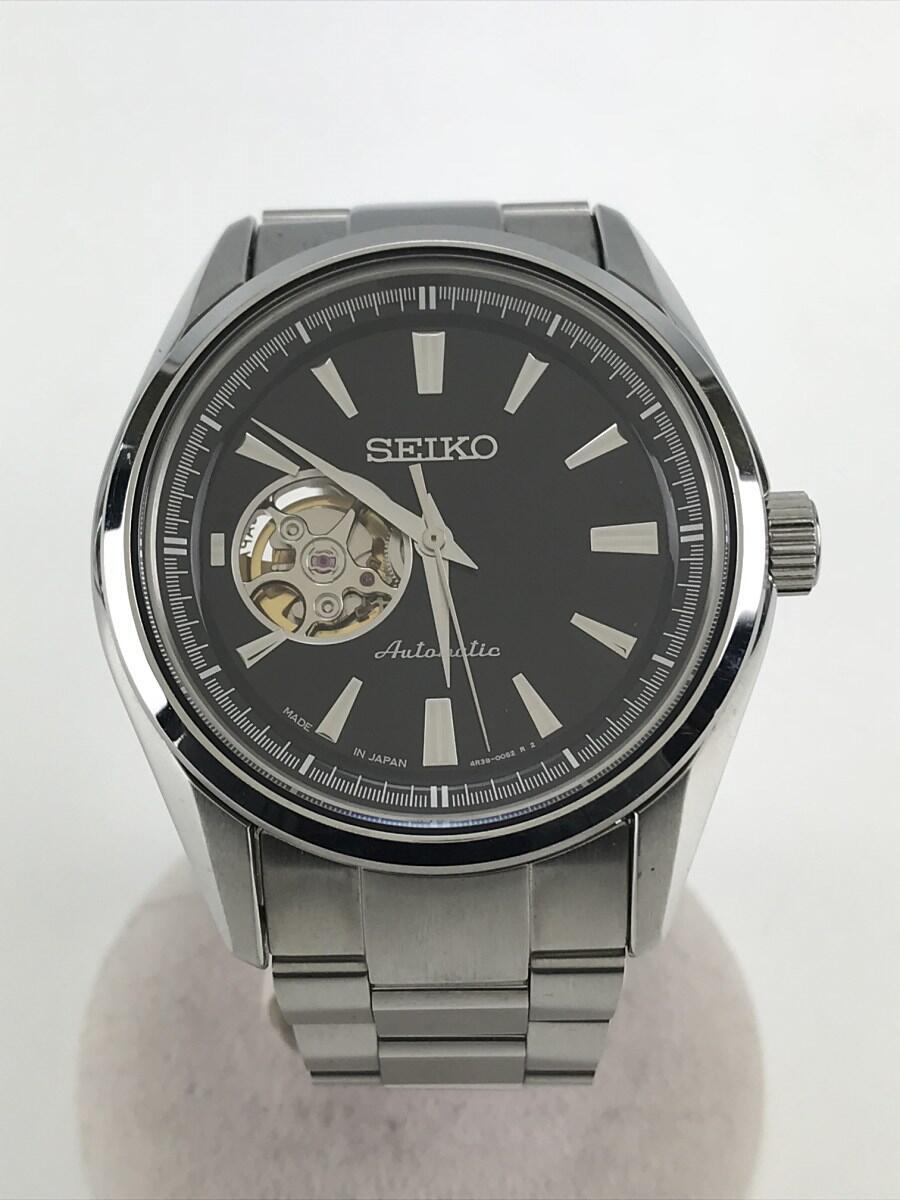 Seiko Presage SARY053 - Máy Automatic 4R38-00S0 - mặt đen lộ tim, Made in  Japan - 2