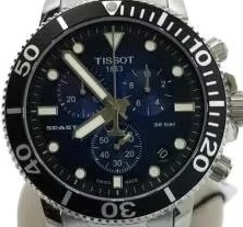 Orologio Tissot - Uomo Seastar Cronografo In Acciaio Quadrante Blu Tissot 7611608291375 - Foto 8