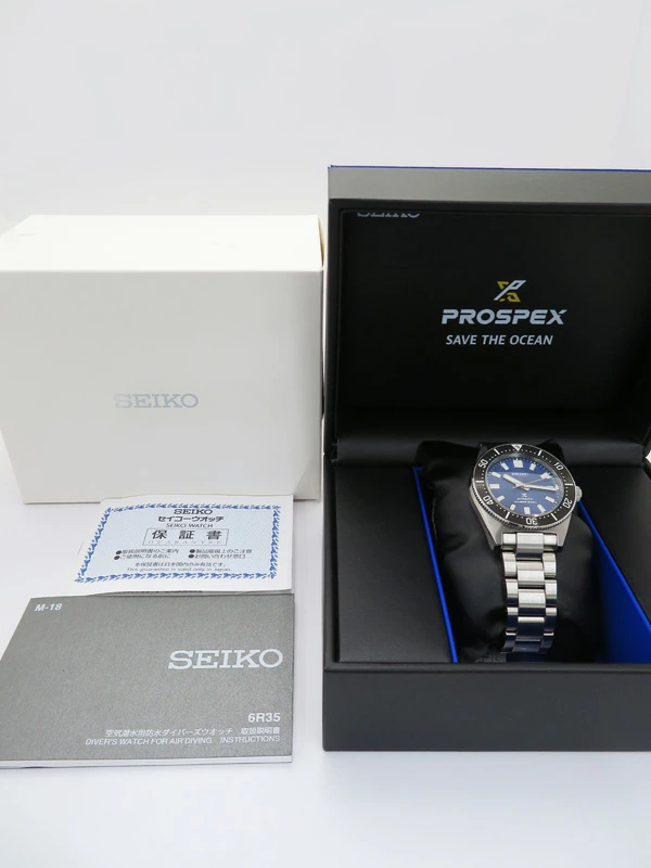 SEIKO PROSPEX DIVER SCUBA SAVE THE OCEAN model SBDC165 6R35-01V0