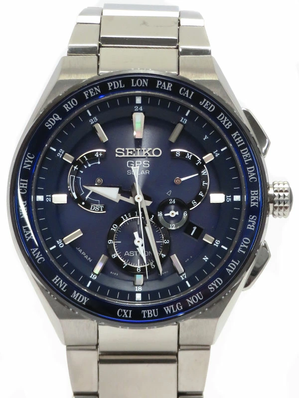 SEIKO Astron SBXB155/8X53-0AV0-2 Titanium GPS solar Men's Watch