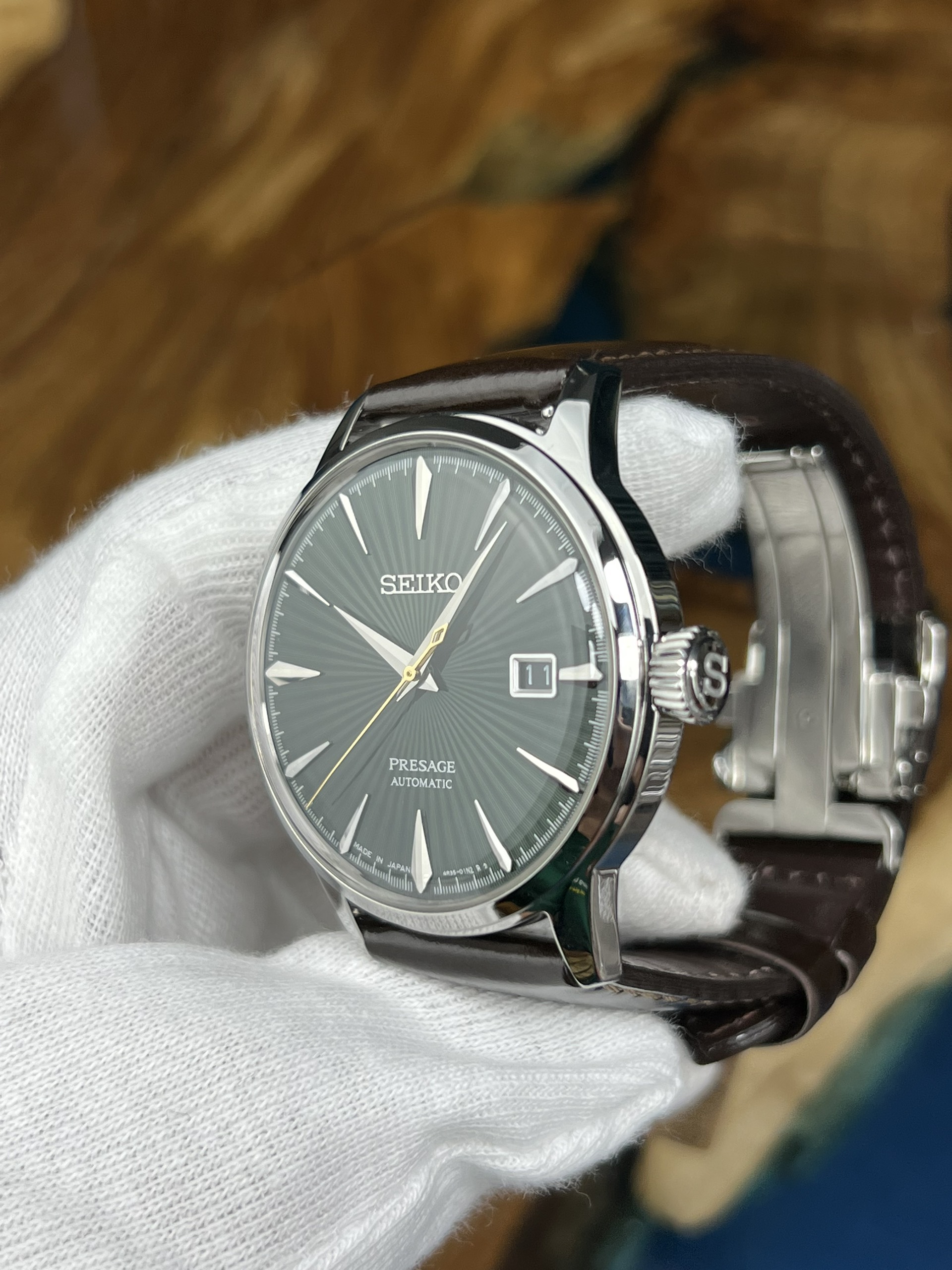 セイコー プレサージュ SRPD37J1 4R35-01T0 カクテルタイム Amazon.co.jp: SRPD37J1 Seiko Presage Automatic グリーン 男性