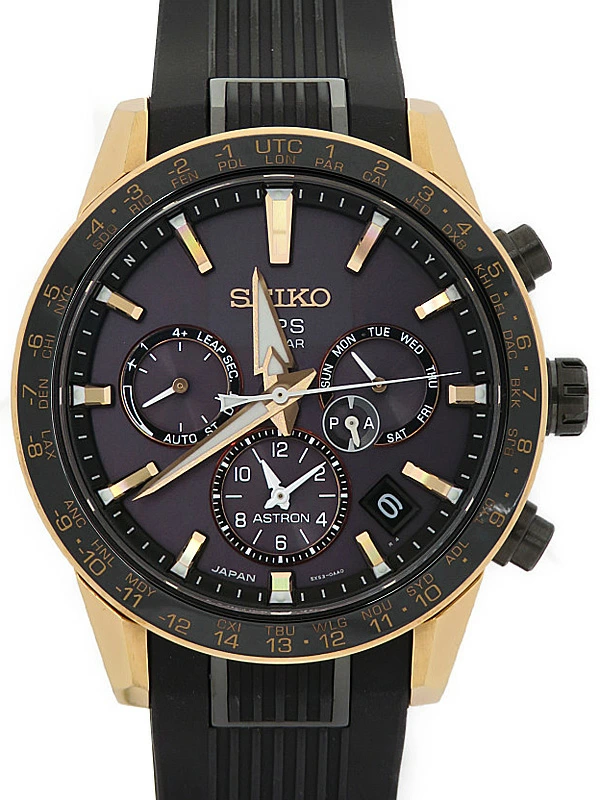 Seiko ASTRON SBXC006 5X53 0AB0 GPS Solar Ceramic Titanium Black