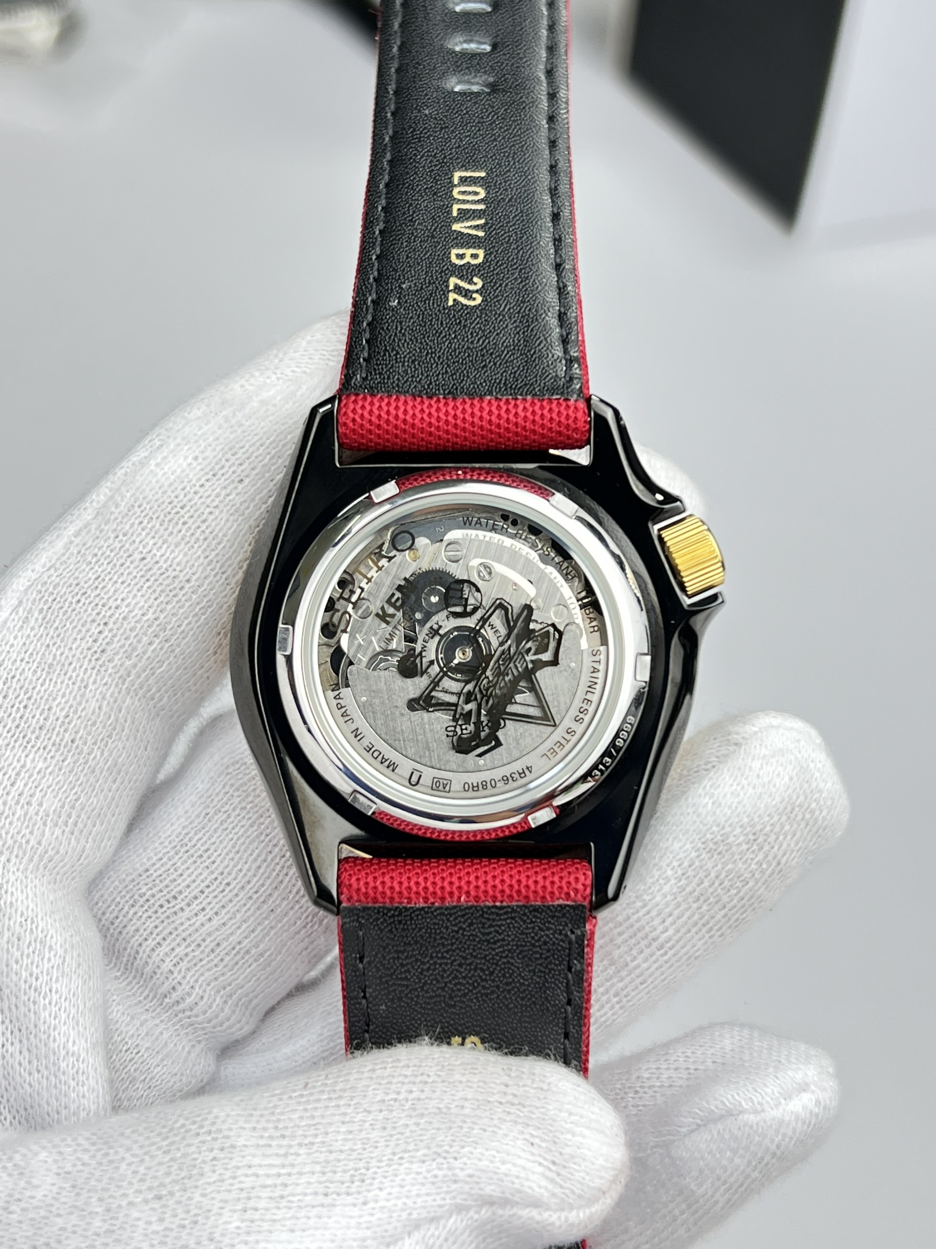 SEIKO 5 SPORTS Street Fighter V Automatic Mechanical Mens KEN KEN Seiko Five Sense Sense SBSA080 SEIKO 5 SPORTS Street Fighter V Automatic Mechanical Mens KEN KEN Seiko Five Sense Sense SBSA080